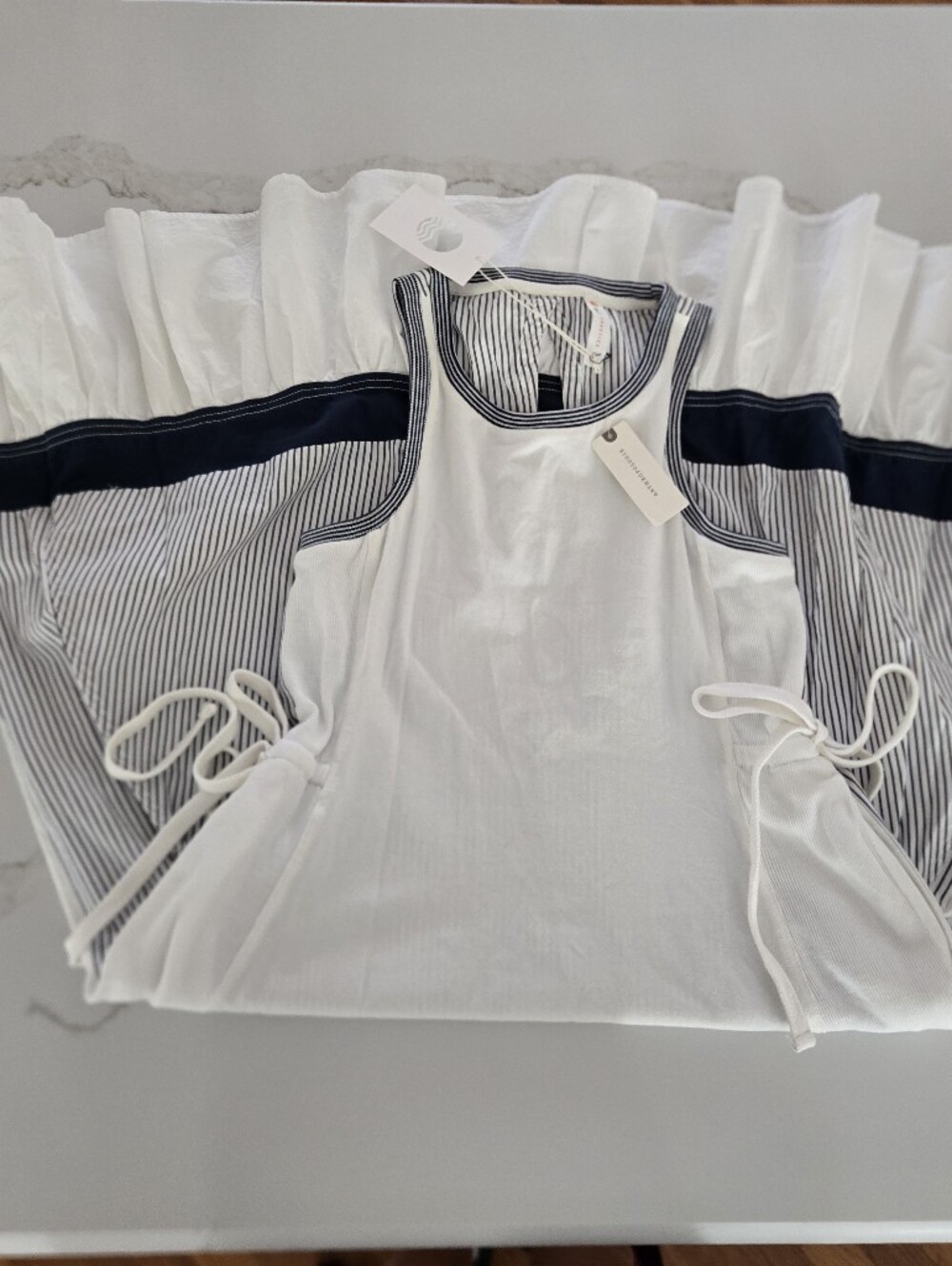 NWT Daily Practice Ball Toss Pleated Midi Tank Dress - Picture 3 of 7